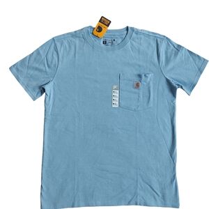 Carhartt Blue Short Sleeve Tee with Pocket